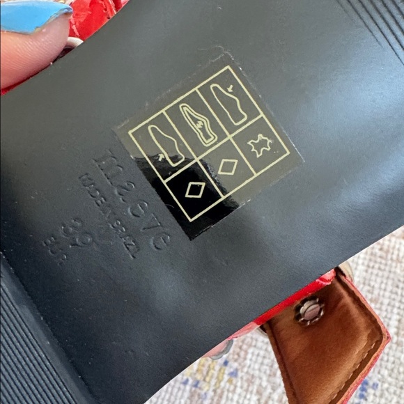 NEW Anthropologie Maeve Pointed-Toe Moto Mary Jane Flats Size 39 - Picture 7 of 10